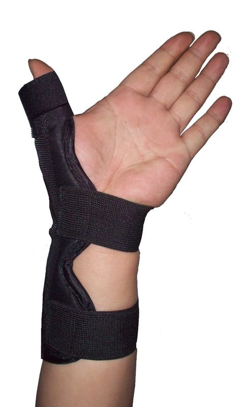 Comfortable Orthopedic Wrist Brace Polyester Fabric Coating With Foam