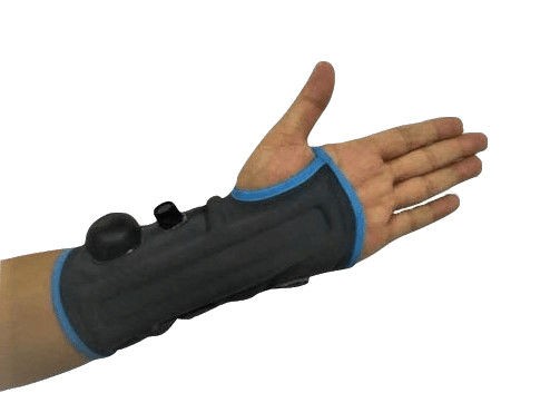Air Inflatable Orthopedic Wrist Brace Polyester Fabric Coating TPU Film