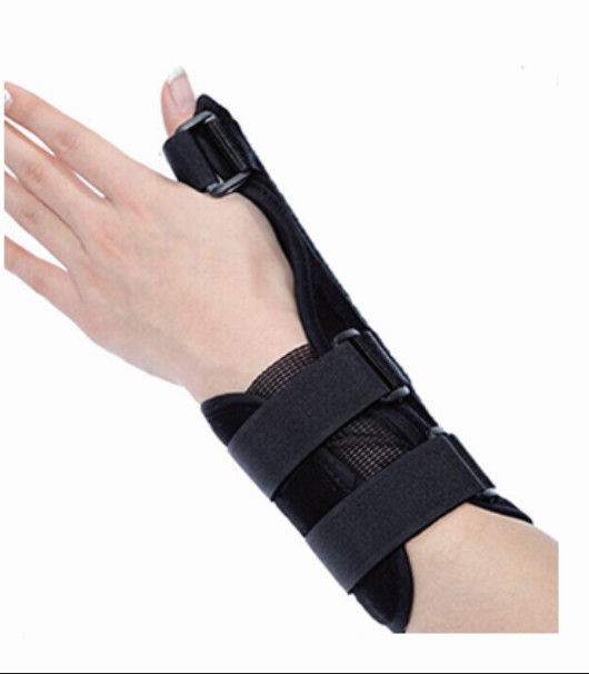 Waterproof Tendonitis Orthopedic Wrist Brace Lace Up Built In Aluminum Splint